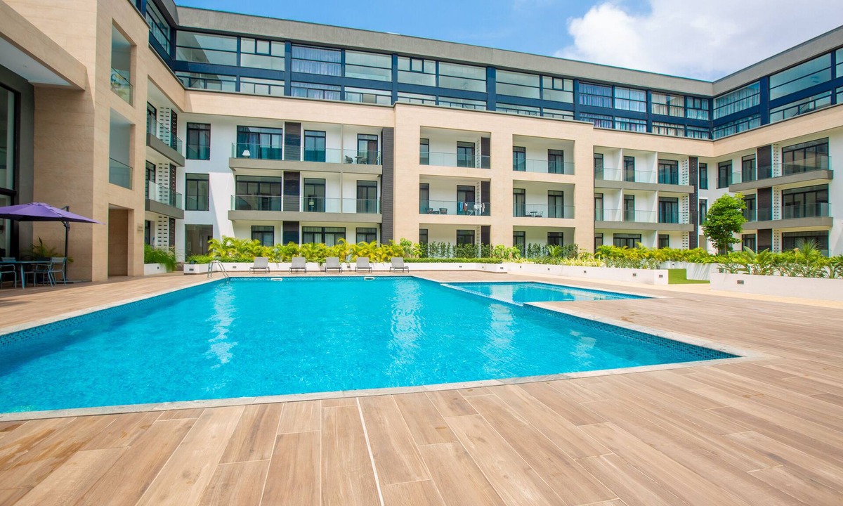 Cantonments Apartment | Lovely One Bedroom Serviced Apartment with Pool at Embassy Gardens
