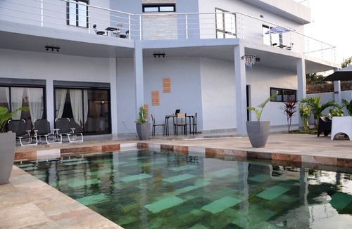 Baguida Villa | A very comfortable villa with a fully equipped pool right on the beach.