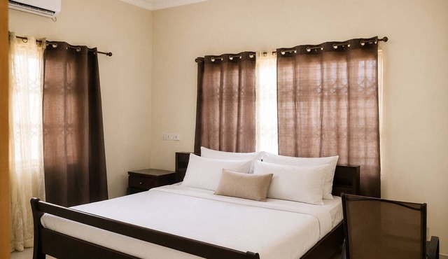 Gated Cozy 1BR 1BT Wi-Fi Laundry Kitchen Tv n More in Ejisu