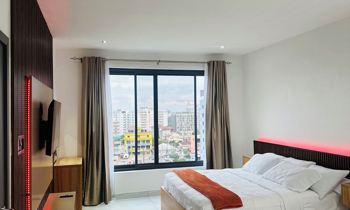 East Legon Apartment | Elite 1 Bedroom Apt @ Arlington Court w/city views