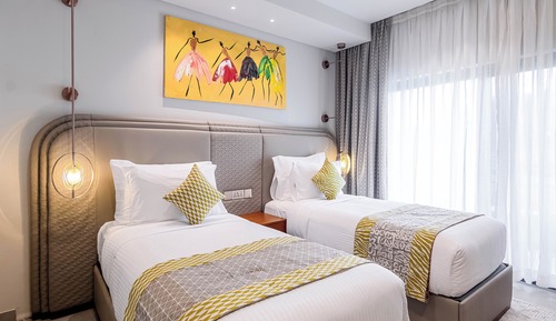 Superior Twin Room, Balcony, Garden View