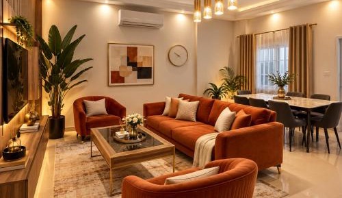Deluxe One-Bedroom Apartment with City View