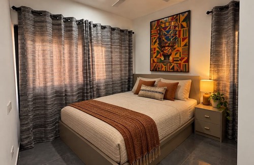 Adentan Apartment | Kente Suite 2BR apartment with AC in Adenta